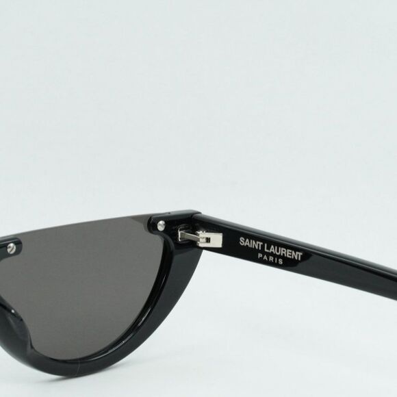 💯 NEW SAINT LAURENT SL563 001 BLACK SUNGLASSES - Picture 7 of 15